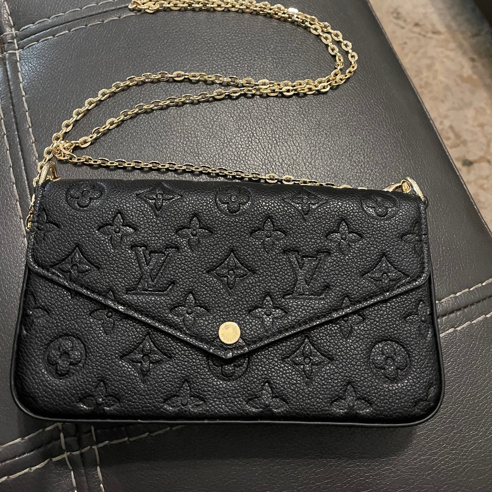 Louis Vuitton Black Felicie Pochette